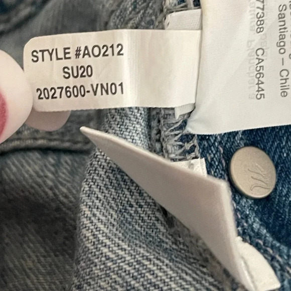 MADEWELL Adirondack Short Overalls in Phillips Wash SIZE Large - Picture 7 of 9